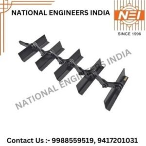 Mild Steel Double Sprocket Tapered Roller Bulk Flow Conveyor Chain